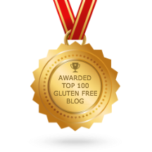 2017 Award for Top 100 Gluten Free Blogs