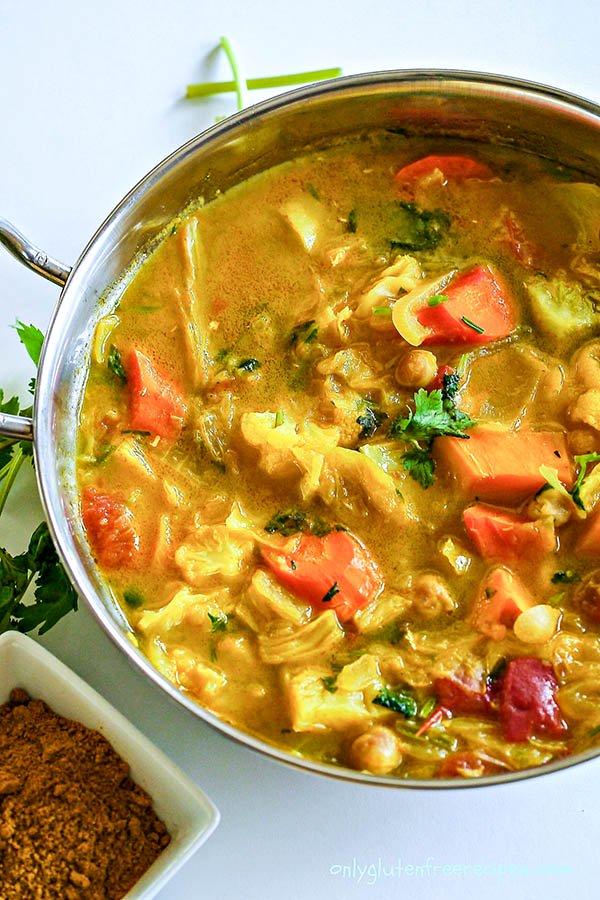 Vegetarian Curry Soup - Gluten-Free