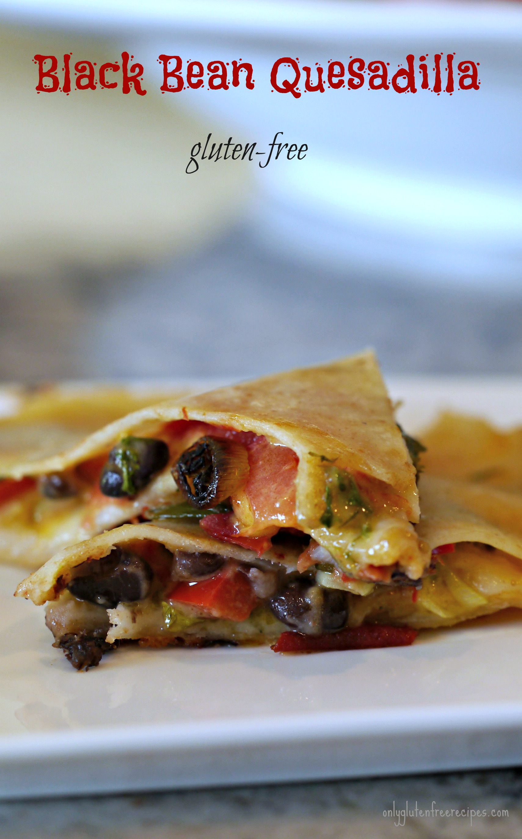 Black Bean Quesadilla - Gluten-Free - Only Gluten Free Recipes