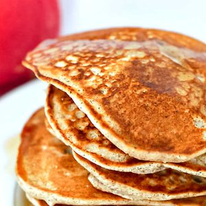 Gluten-Free Apple Cinnamon Buckwheat Pancakes