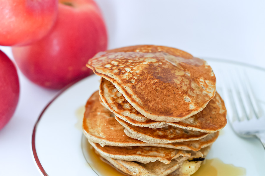 apple cinnamon pancakes, gluten free