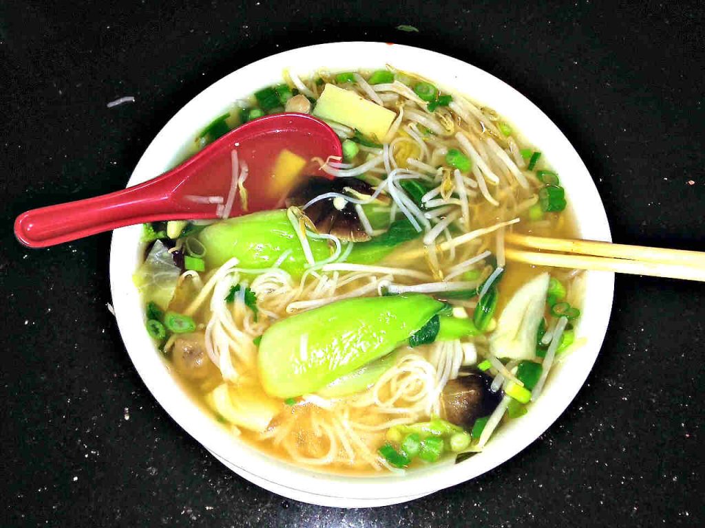 takeout-style vietnamese pho soup 