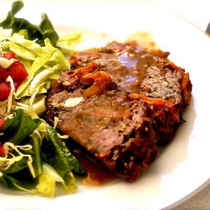 Gluten Free Butternut Squash Apple Meatloaf