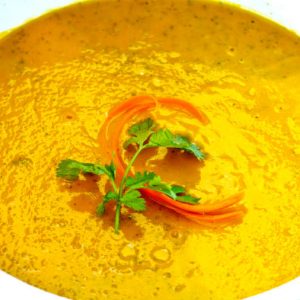 Vegan Carrot and Coriander Soup