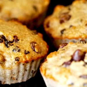Gluten Free Fruit Nut Coconut Chocolate Muffins