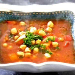Cuban Vegetarian Garbanzo Bean Soup