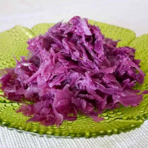 Stewed Red Cabbage With Apples