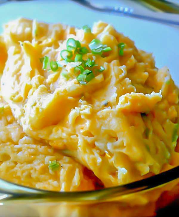 sweet potato and acorn squash mash in a bowl