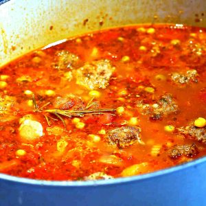 Gluten Free Italian Meatball Soup