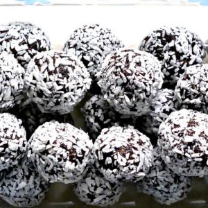 Gluten Free Coffee Pecan Rum Balls