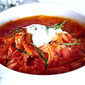 Healthy Vegetarian Ukrainian Borscht Recipe