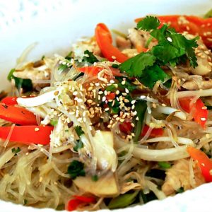 Super Easy Chicken Pad Thai