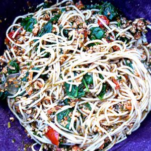 Gluten Free Pasta With Turkey And Spinach
