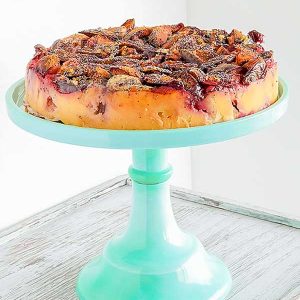 Gluten-Free Upside Down Plum Cake