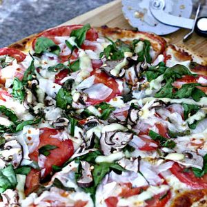 Gluten-Free Easy Vegetarian Pizza