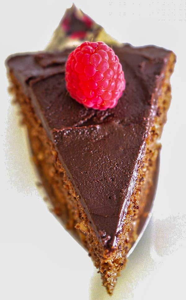 Gluten-Free Mocha Walnut Cake