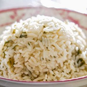 Simple Rice With Parsley Recipe