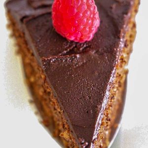 Gluten Free Mocha Walnut Cake