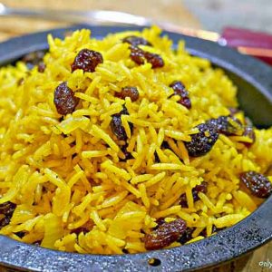 5 Spice Rice With Raisins