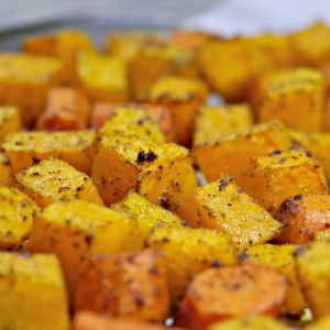 Roasted Spiced Squash With Carrots