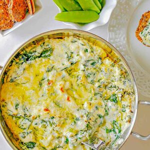 Gluten-Free Baked Spinach Ricotta Dip