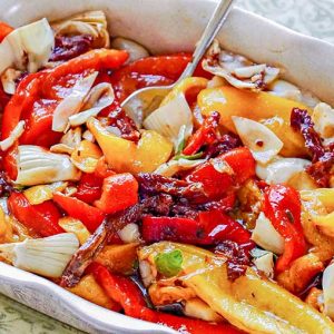 Roasted Bell Pepper Antipasto