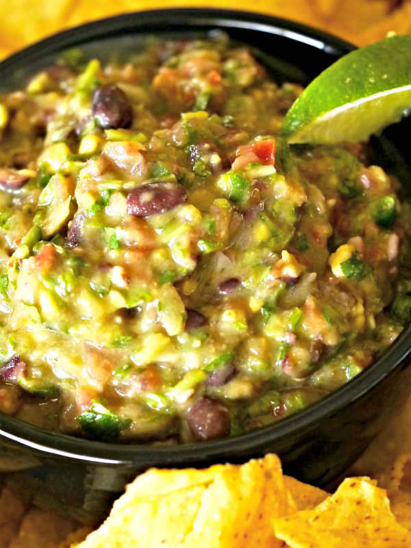 Hearty Black Bean Guacamole Dip - Only Gluten Free Recipes