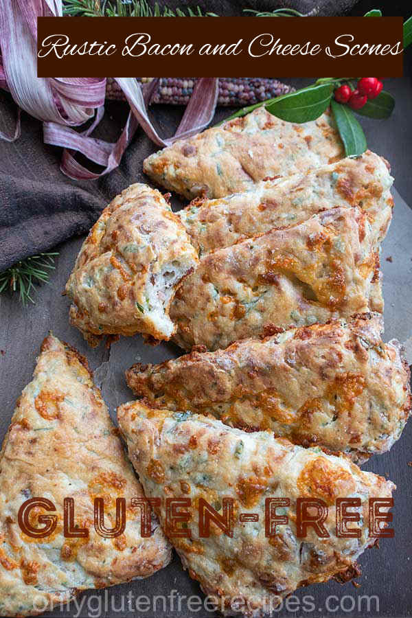 Gluten Free Rustic Bacon And Cheese Scones