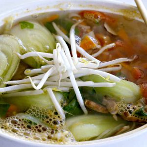 Healthy Low-Carb Bok Choy Soup