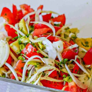 Mediterranean Salad With Lime Vinaigrette