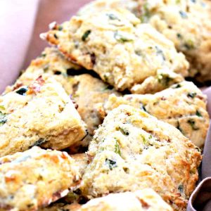 Gluten-Free Rustic Bacon And Cheese Scones