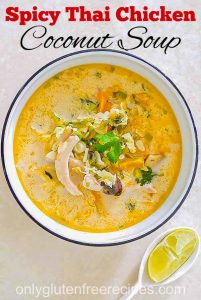 Thai chicken coconut soup