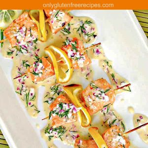 Salmon Pops With Piquant Dill Sauce