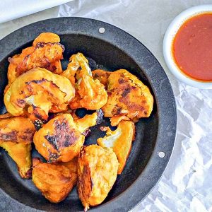 Baked Cauliflower Buffalo Tidbits