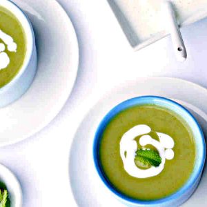 Chilled Mint Pea Soup – Gluten-Free