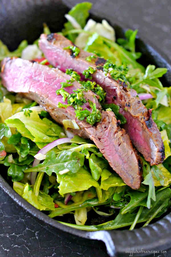 Grilled Flank Steak With Herb Sauce Only Gluten Free Recipes
