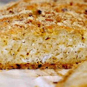 Gluten Free Rustic Cheese and Onion Bread