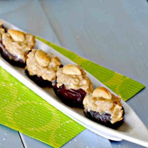 Dates Stuffed With Goat Cheese And Cashews
