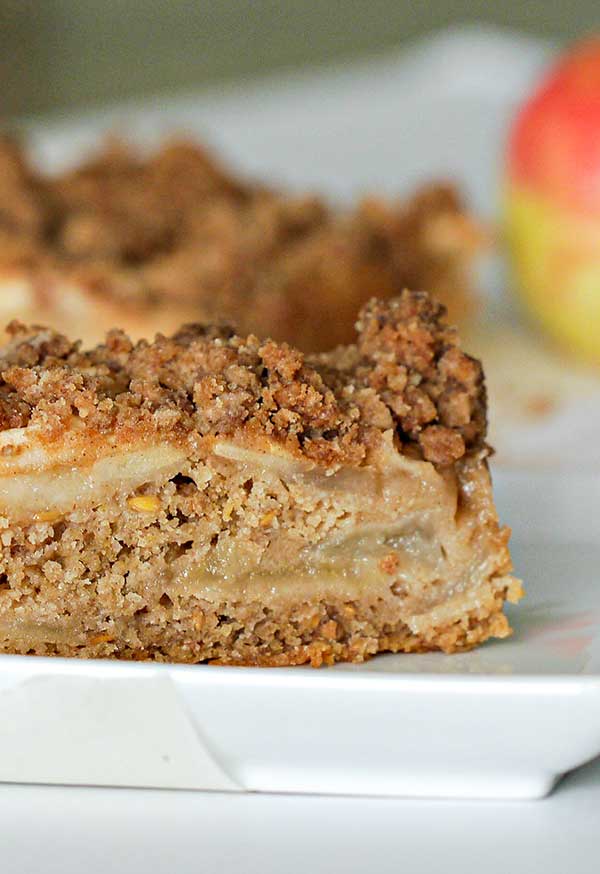 Vegan Apple Streusel Cake – Gluten Free