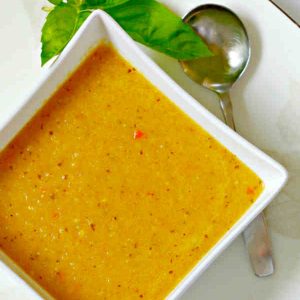 Curried Zucchini Coconut Soup (gluten-free)