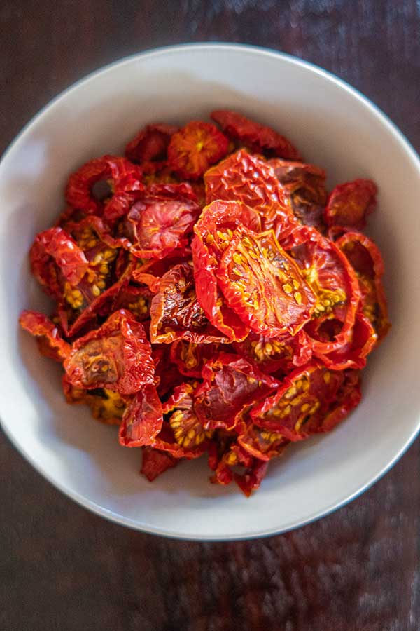 sund dried tomatoes in a bowl