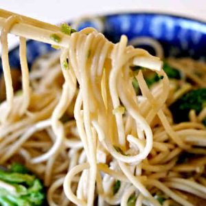 Gluten-Free Sticky Garlic Noodles Recipe