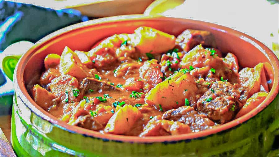 Guisado de carne africano