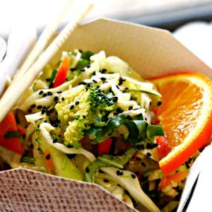 Broccoli Slaw with Citrus Dressing