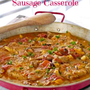 Spanish Pork and Sausage Casserole