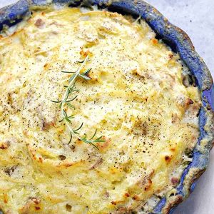 Chicken Pot Pie with Potato Crust