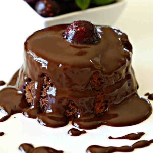 Flourless Chocolate Ganache Mini Cake