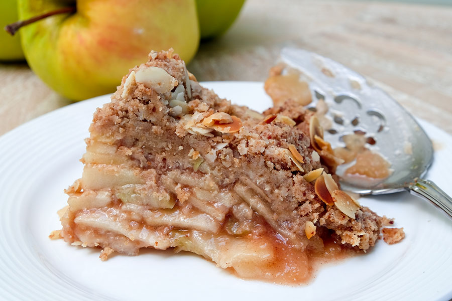 crust free apple pie, gluten free