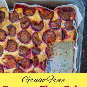 Grain-Free Summer Plum Cake
