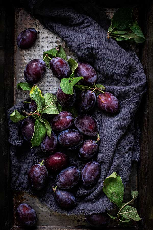 fresh plums 